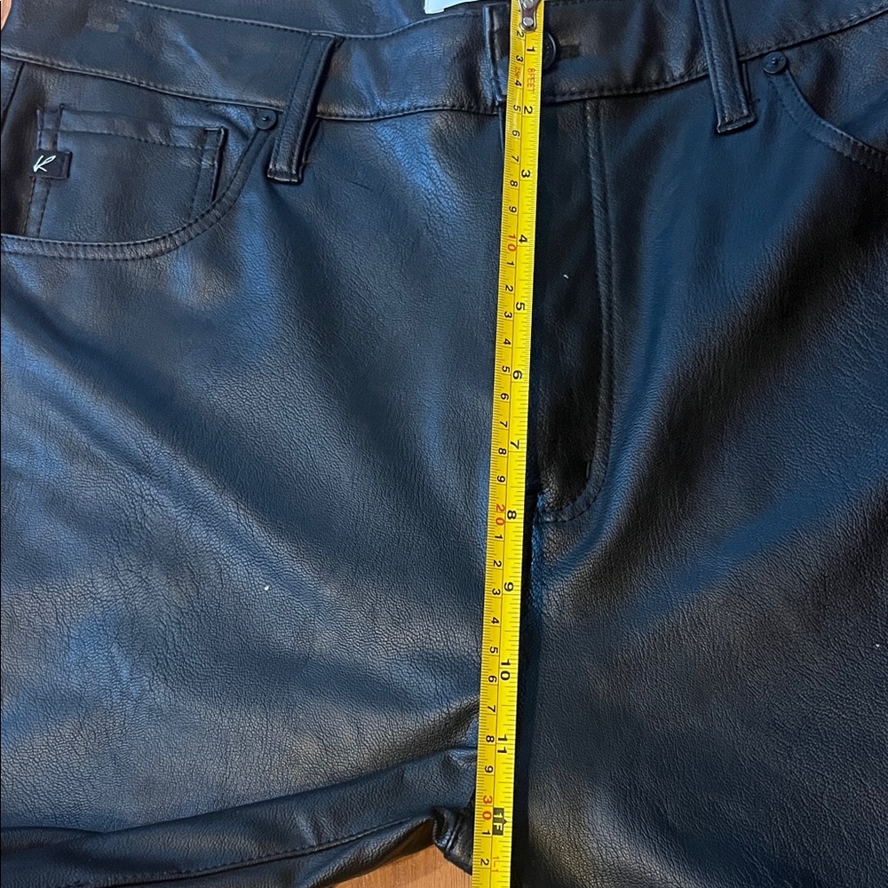Like new KanCan Black Faux Leather Pants - Picture 8 of 15